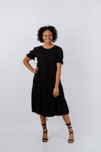 Load image into Gallery viewer, Black Ruffle Dress