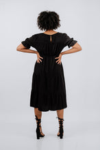 Load image into Gallery viewer, Black Ruffle Dress