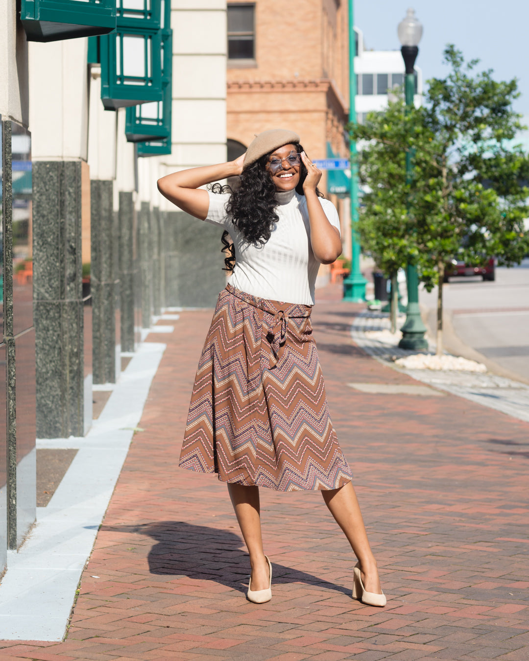 BrownTribalMidiA-FrameSkirt.