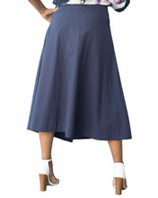 Load image into Gallery viewer, Navy Blue Double Breasted Maxi Skirt