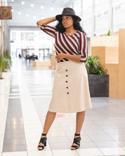 Load image into Gallery viewer, Tan A-Frame Skirt