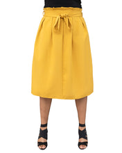 Load image into Gallery viewer, Mrs.Missy Mustard Yellow Midi Skirt