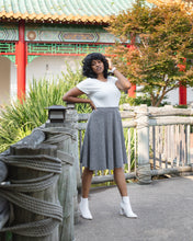 Load image into Gallery viewer, Stone Washed Midi Skirt