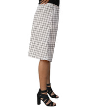 Load image into Gallery viewer, Midi Tan Checkered Skirt
