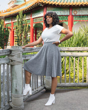 Load image into Gallery viewer, Stone Washed Midi Skirt