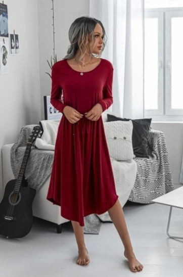 Ravishing Red Midi Dress